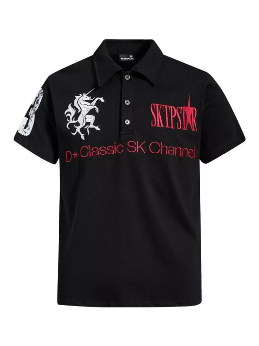 Men's Classic Embroidered Short Sleeve Polo
