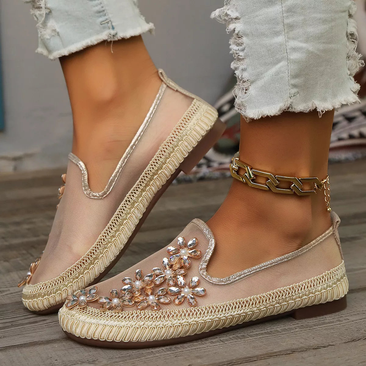 Round Toe Slip-Ons