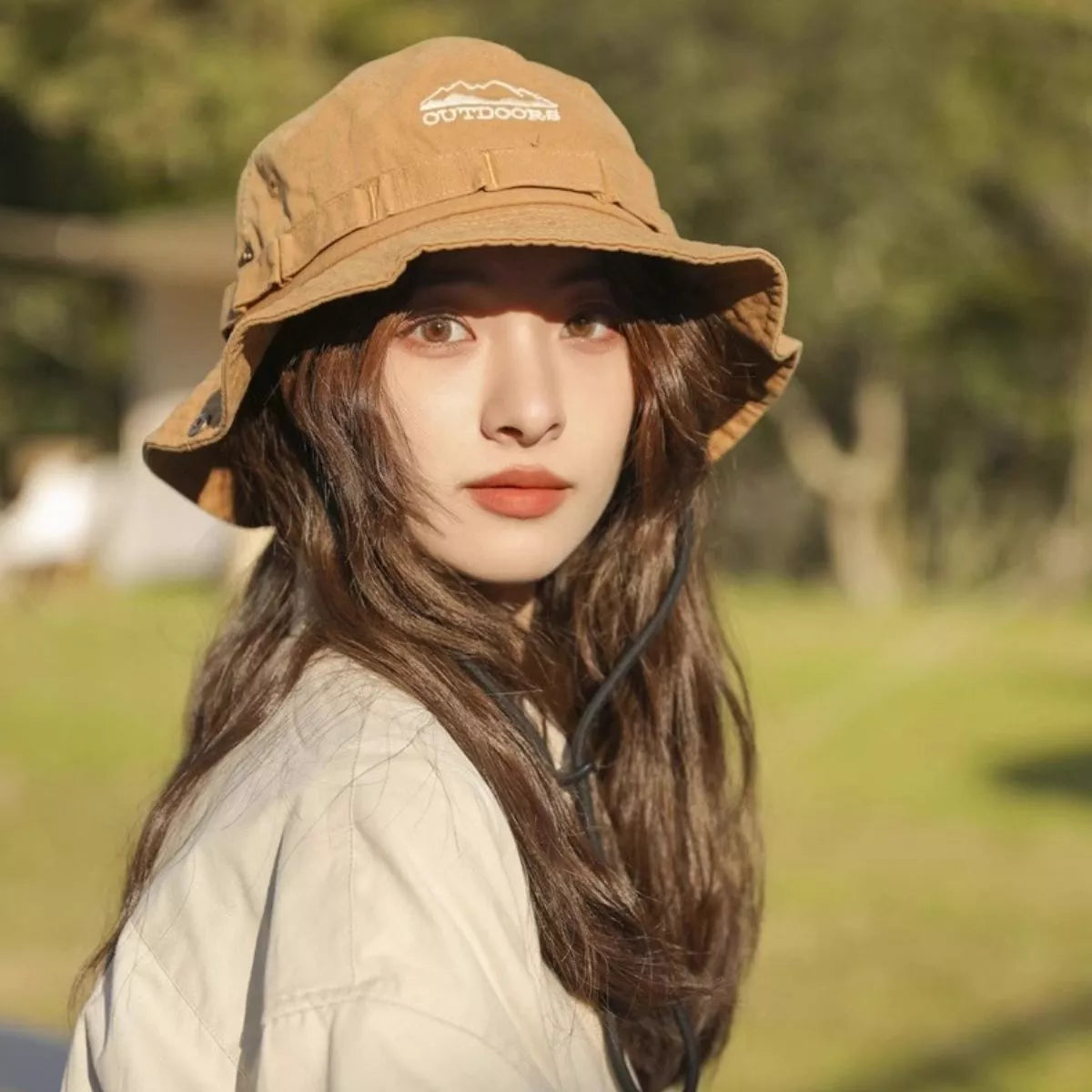 Outdoor Wide Brim Bucket Hat