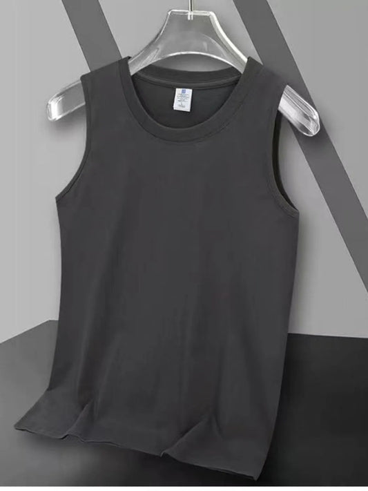 Men's Full Size Round Neck Tank Plus Size