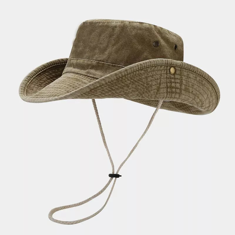 Wide-Brim Sun Hat