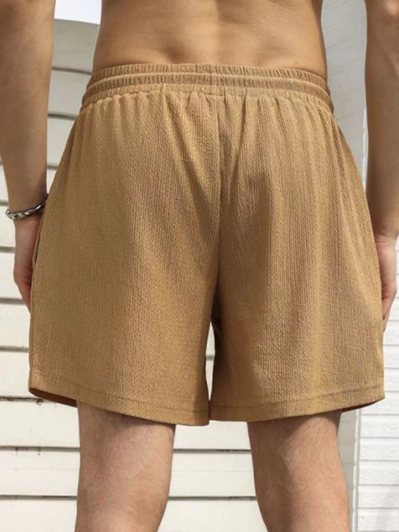 Men's Drawstring Shorts with Pockets