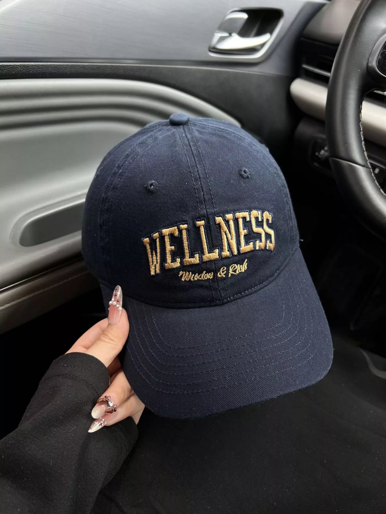Embroidered Letter Baseball Cap
