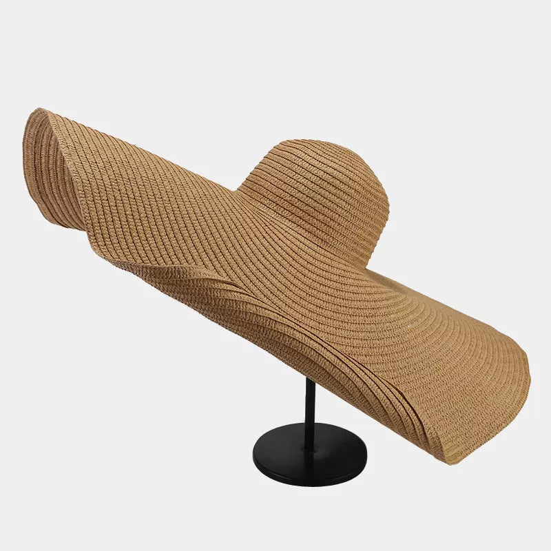 Oversized Wide Brim Straw Sun Hat