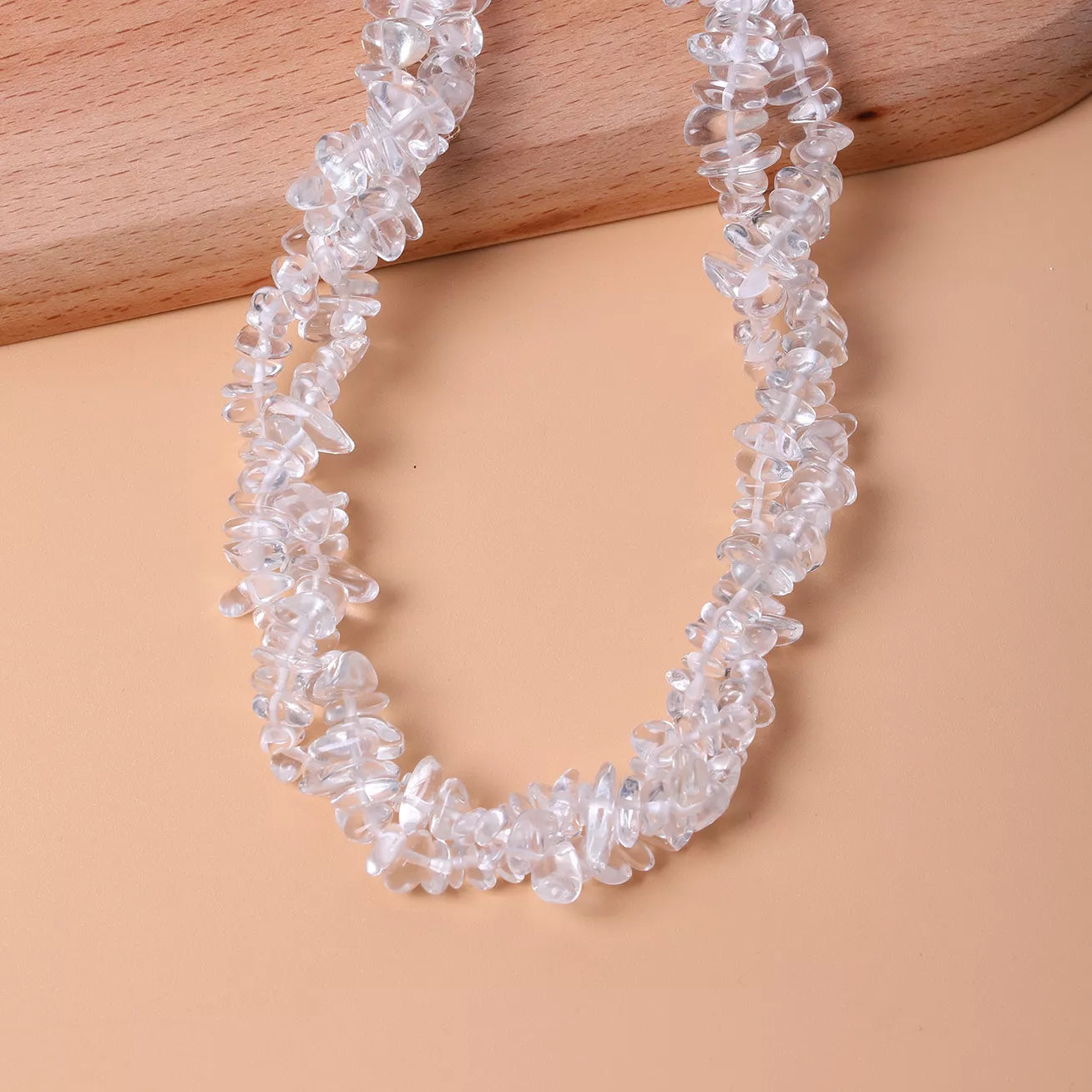 Irregular Glass Choker Necklace