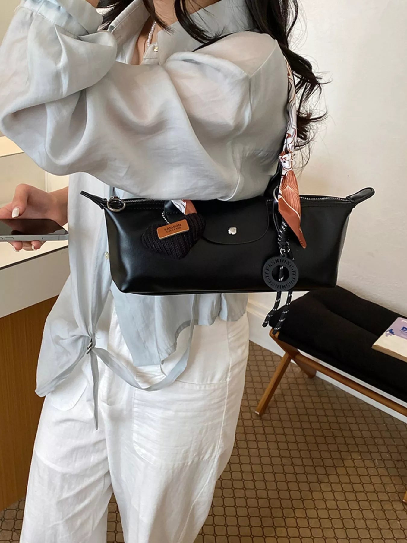 PU Leather Shoulder Bag