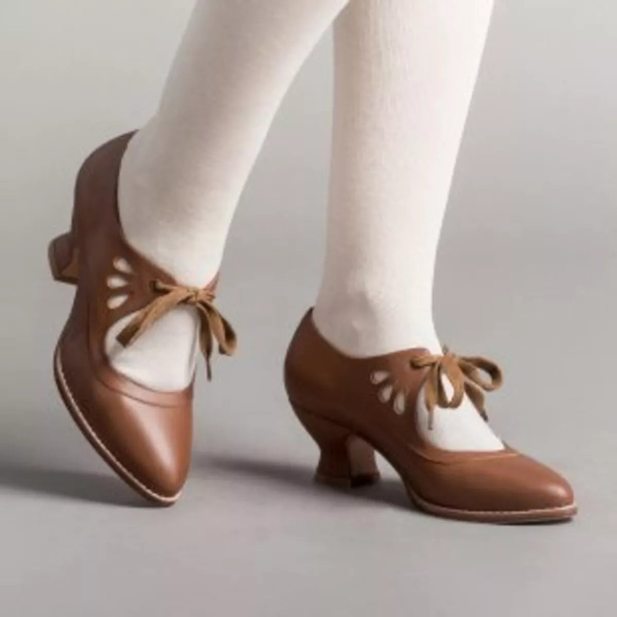 Point Toe Block Heel Shoes