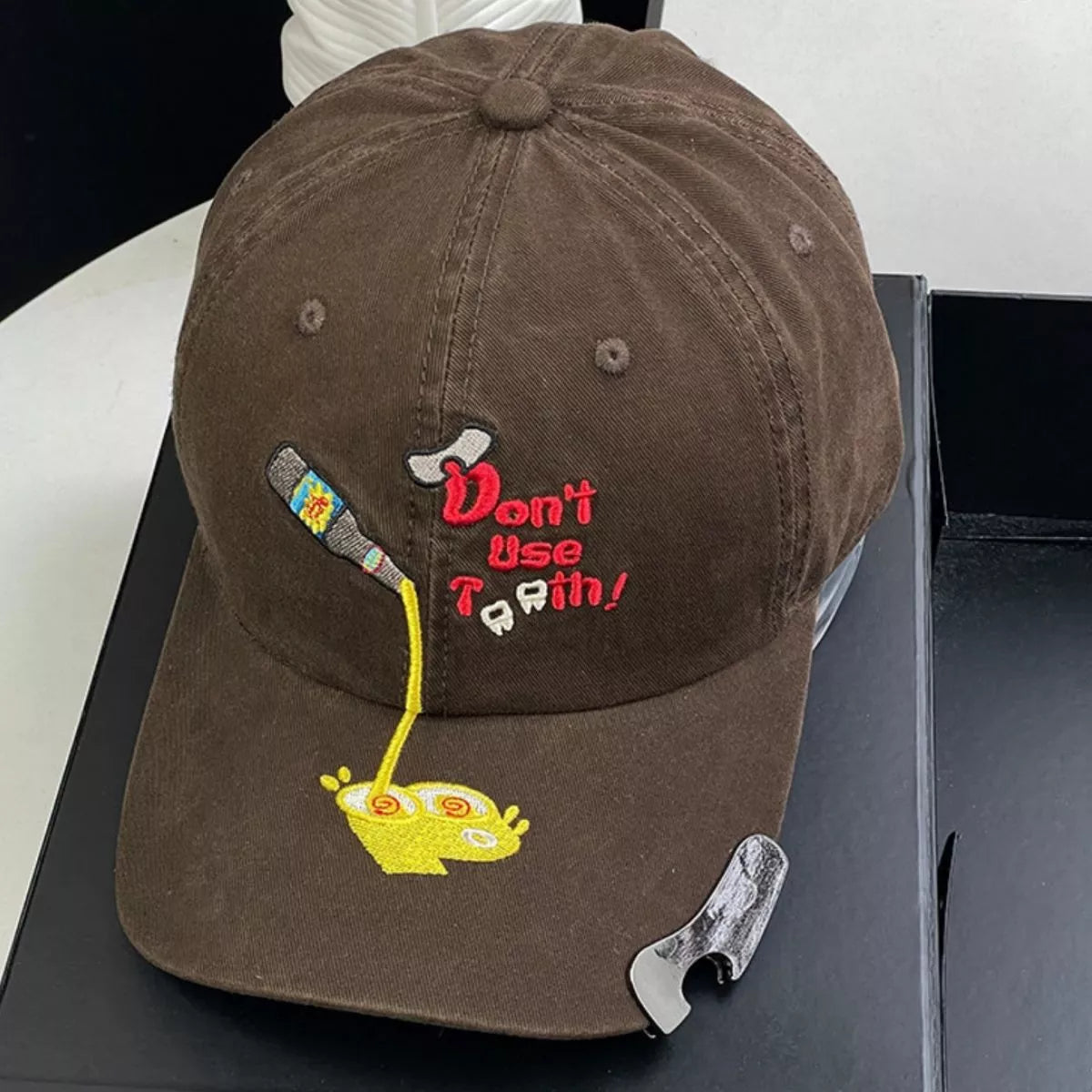 Embroidered Cartoon Baseball Cap