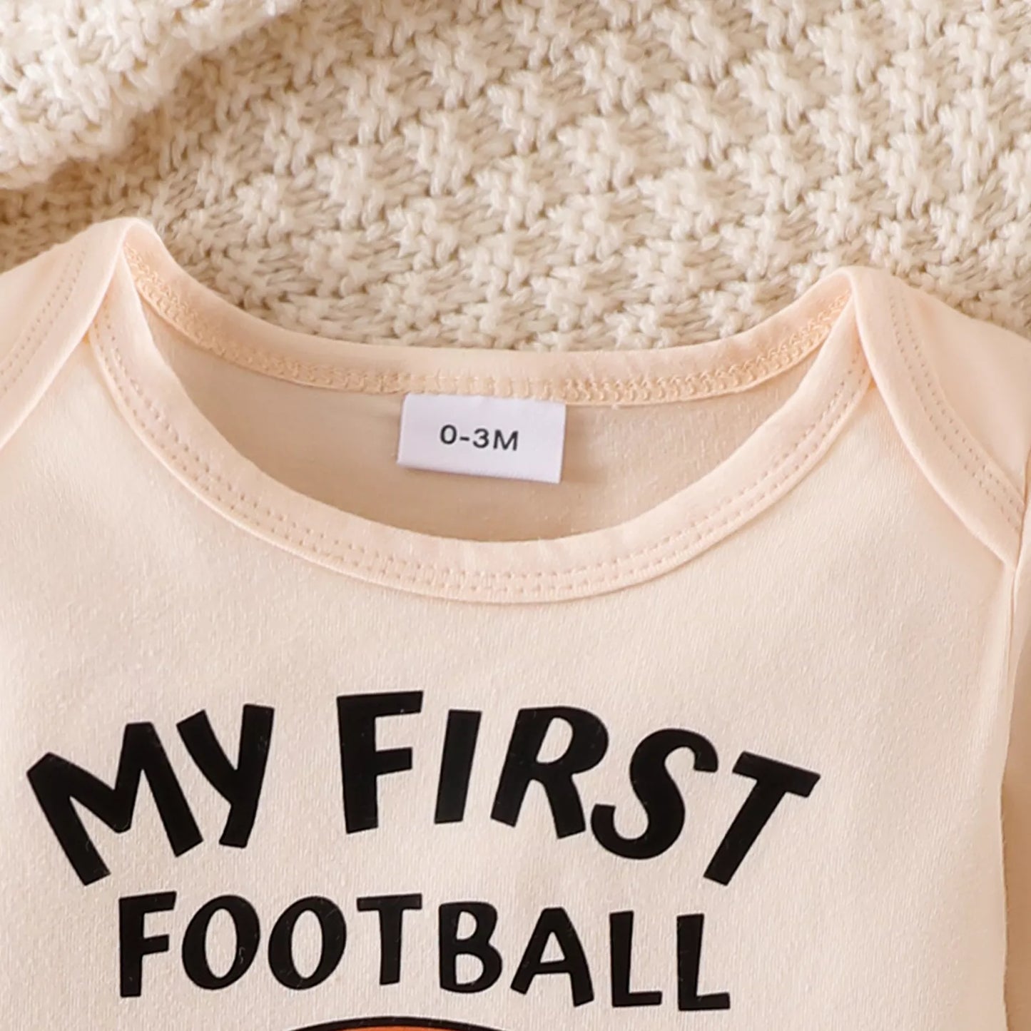 Children's My First Football Season Bodysuit and Pants Set with Hat