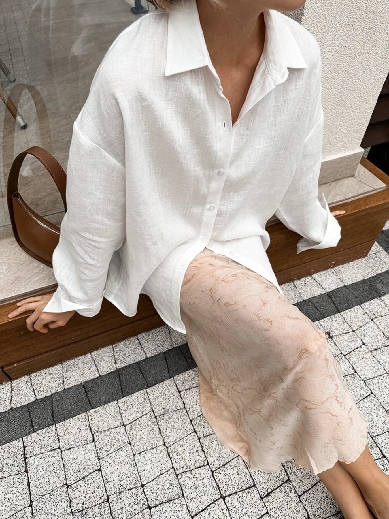 Casual Button-Up Long Sleeve Shirt