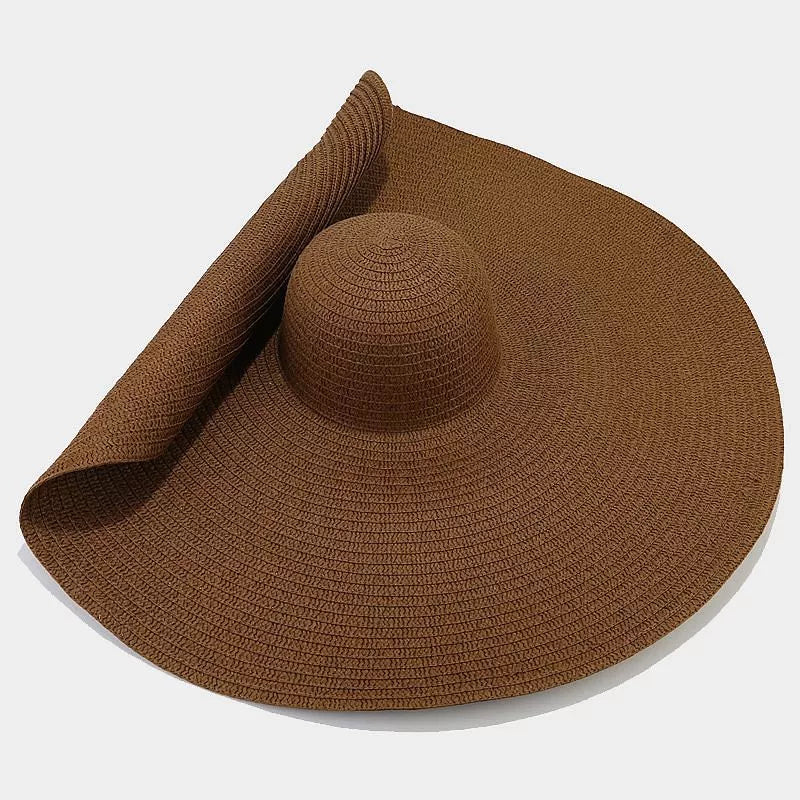 Oversized Wide Brim Straw Sun Hat