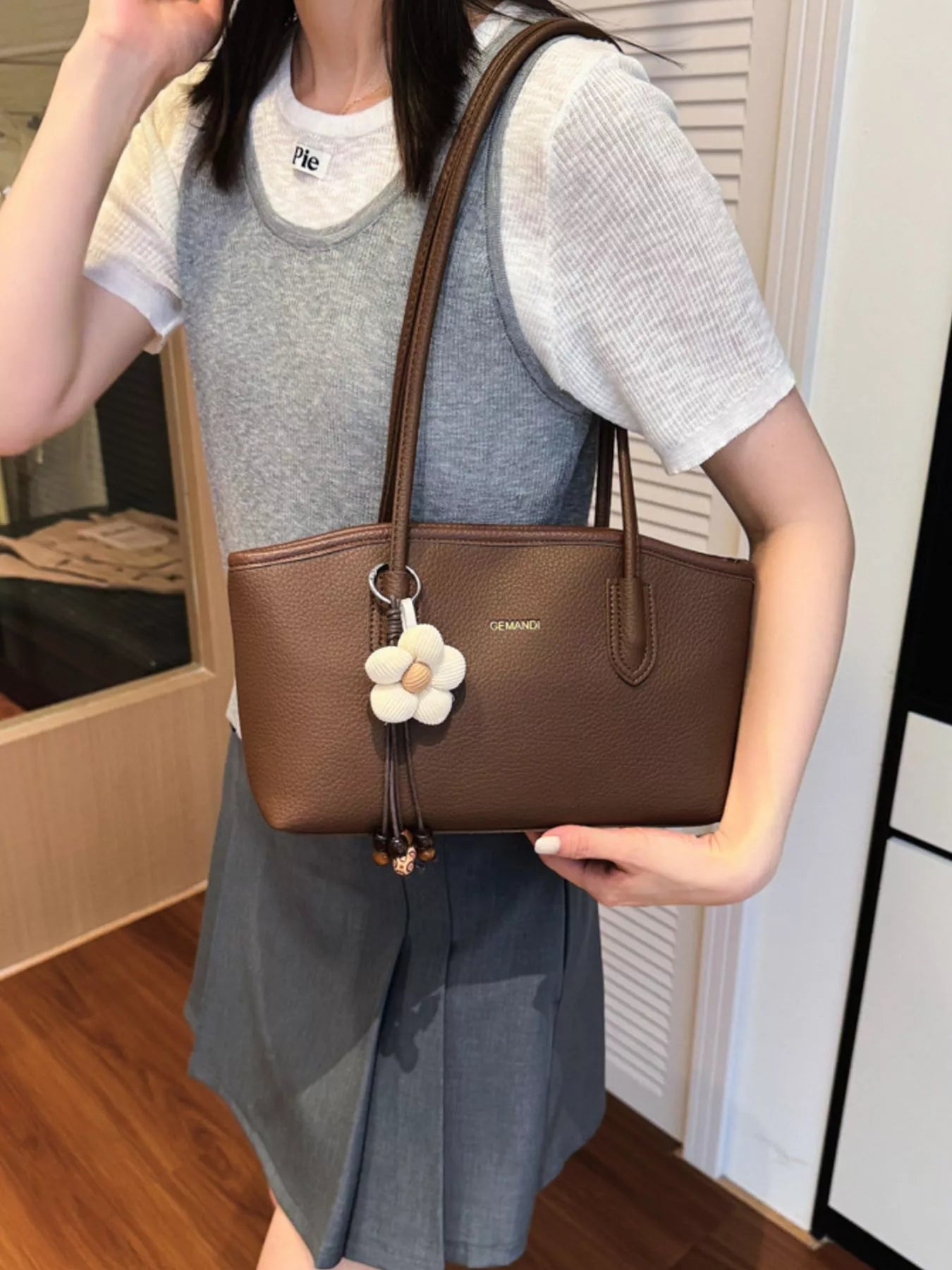 PU Leather Shoulder Bag