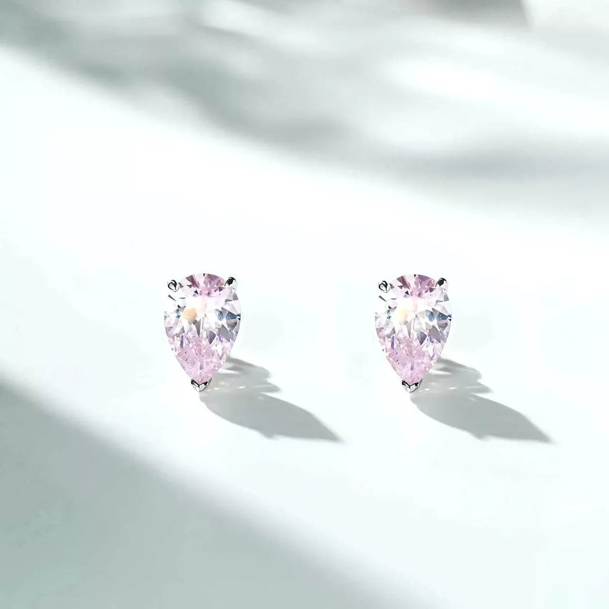 925 Sterling Silver Teardrop Stud Earrings