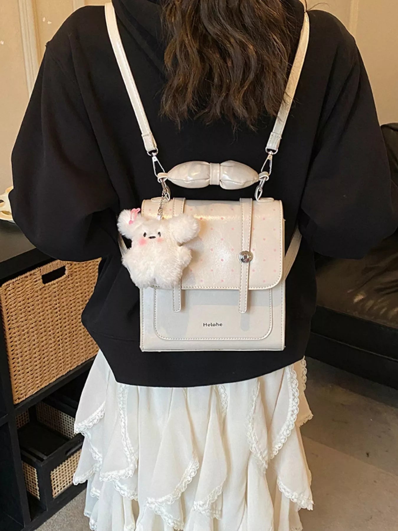 Flap Mini Backpack Bag