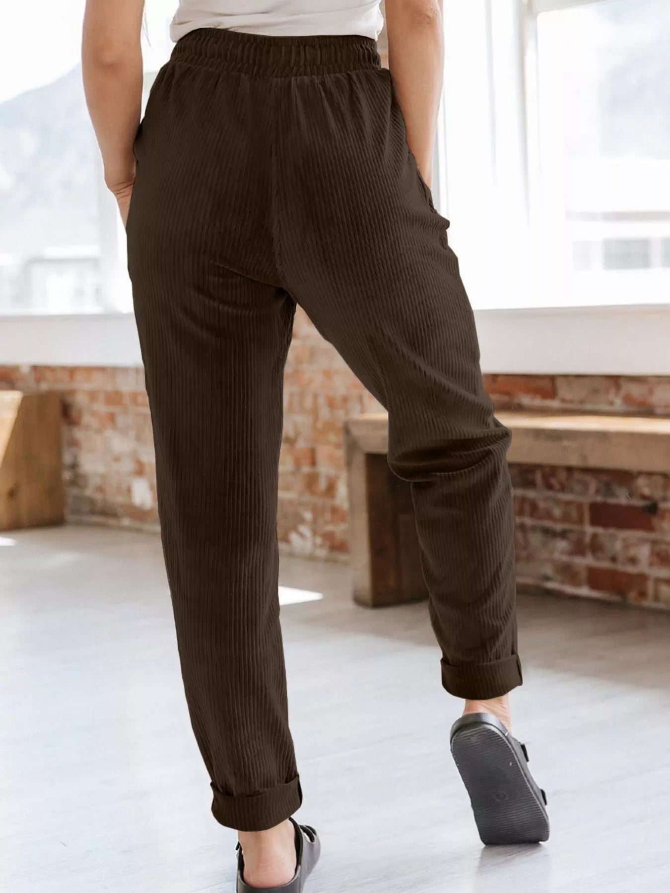 Relaxed Fit Corduroy Pants