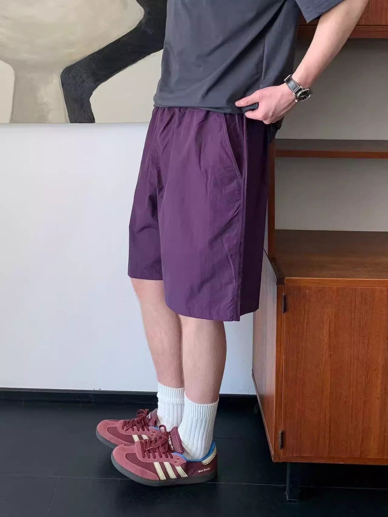 Men's Plus Size Casual Elastic Waist Lightweight Shorts