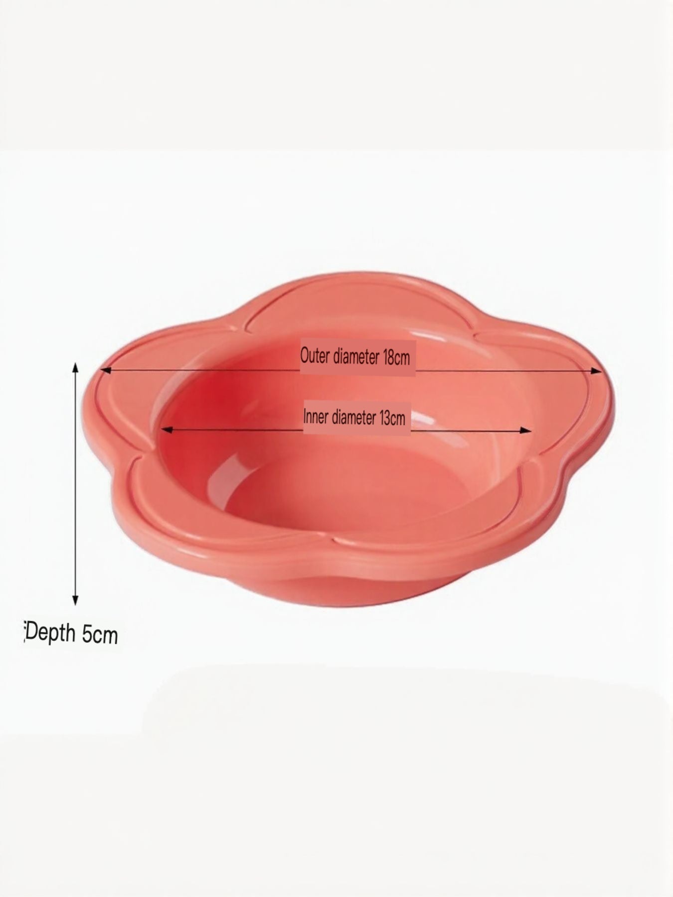 Flower Shape Pet Bowl