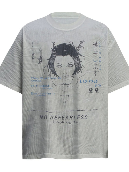 Men's Graphic Round Neck Short Sleeve T-Shirt
