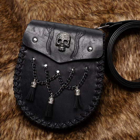 Medieval Faux Leather Belt Coin Pouch