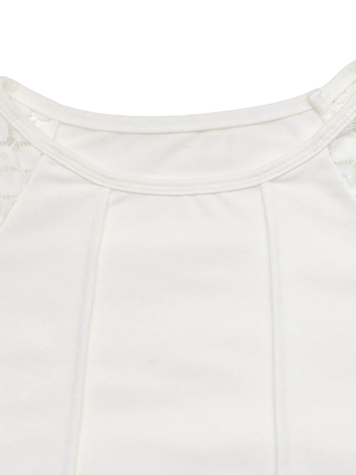 Lace Raglan Sleeve Sweatshirt