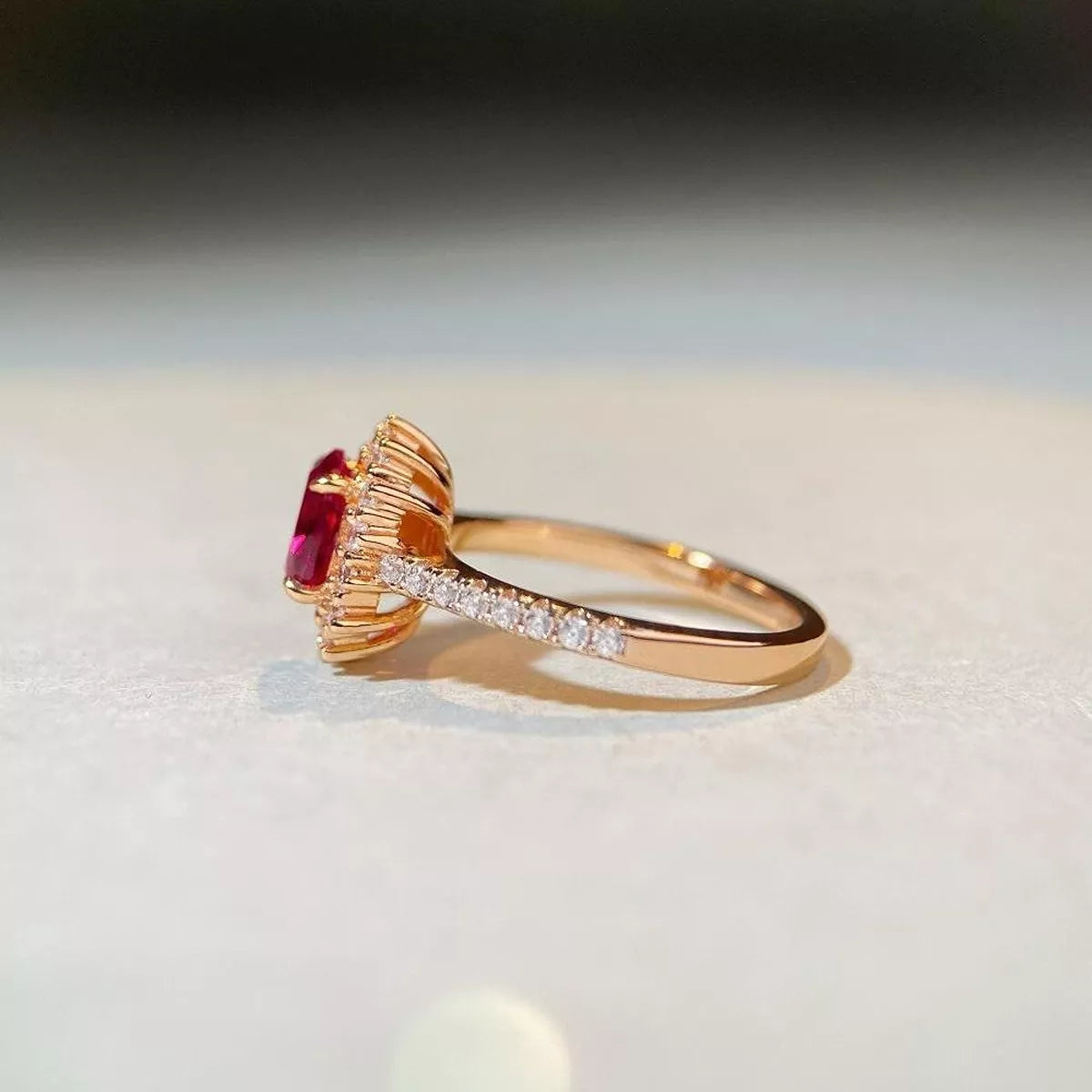 925 Sterling Silver Oval Ring
