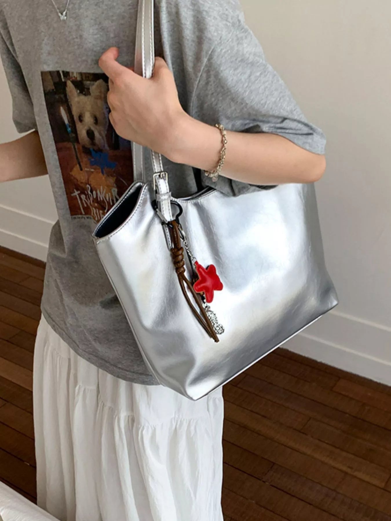 PU Leather Shoulder Bag