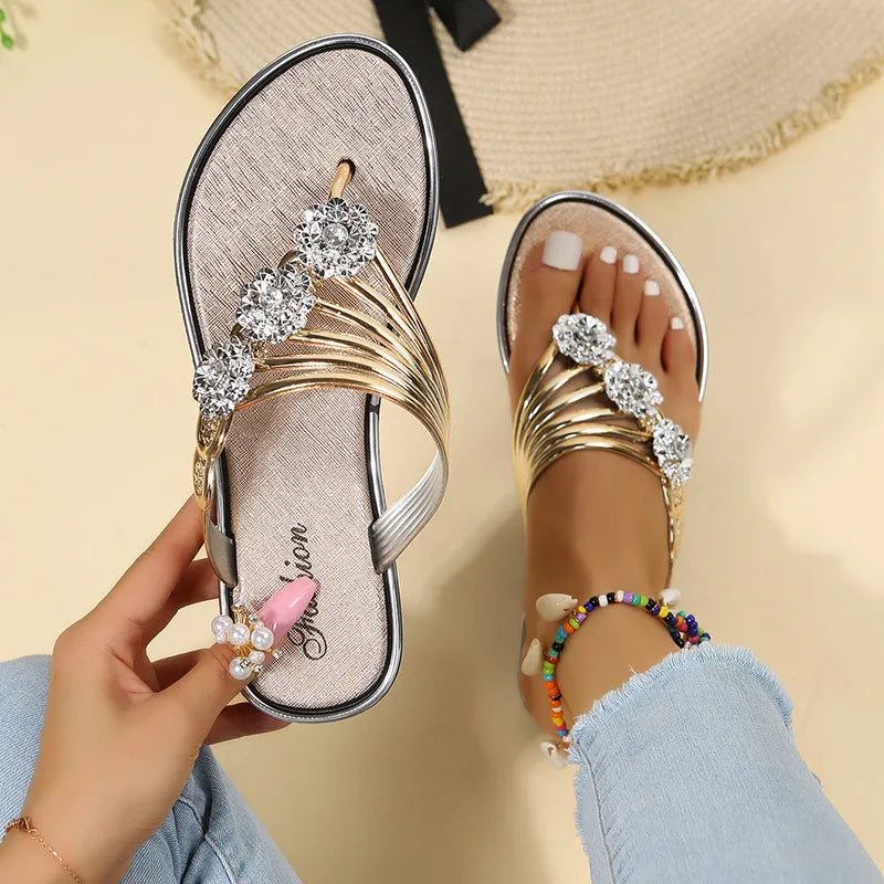 Toe Post Flats Sandals