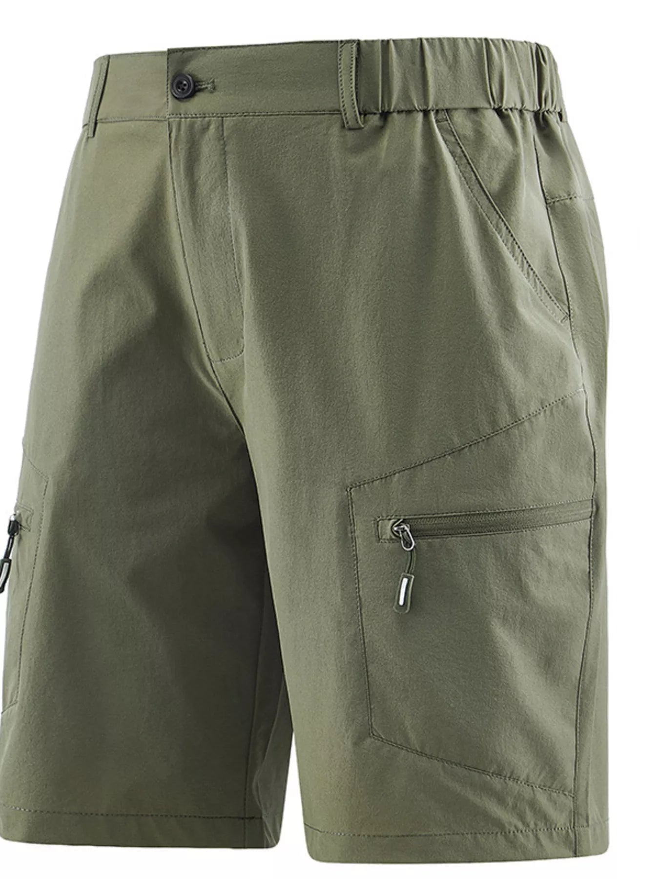 Men's Plus Size Zipper Pocket Outdoor Shorts