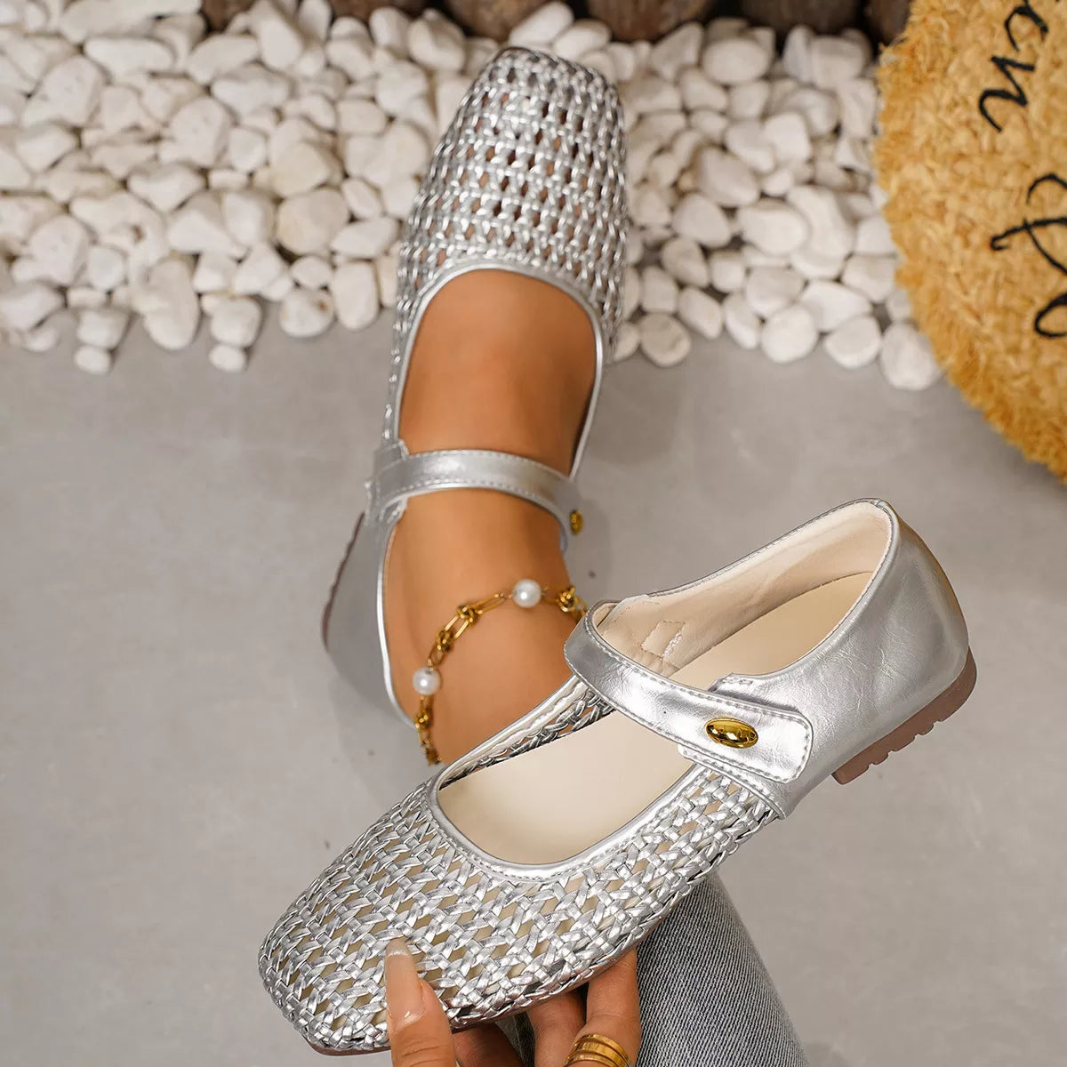 Square Toe Slip-Ons