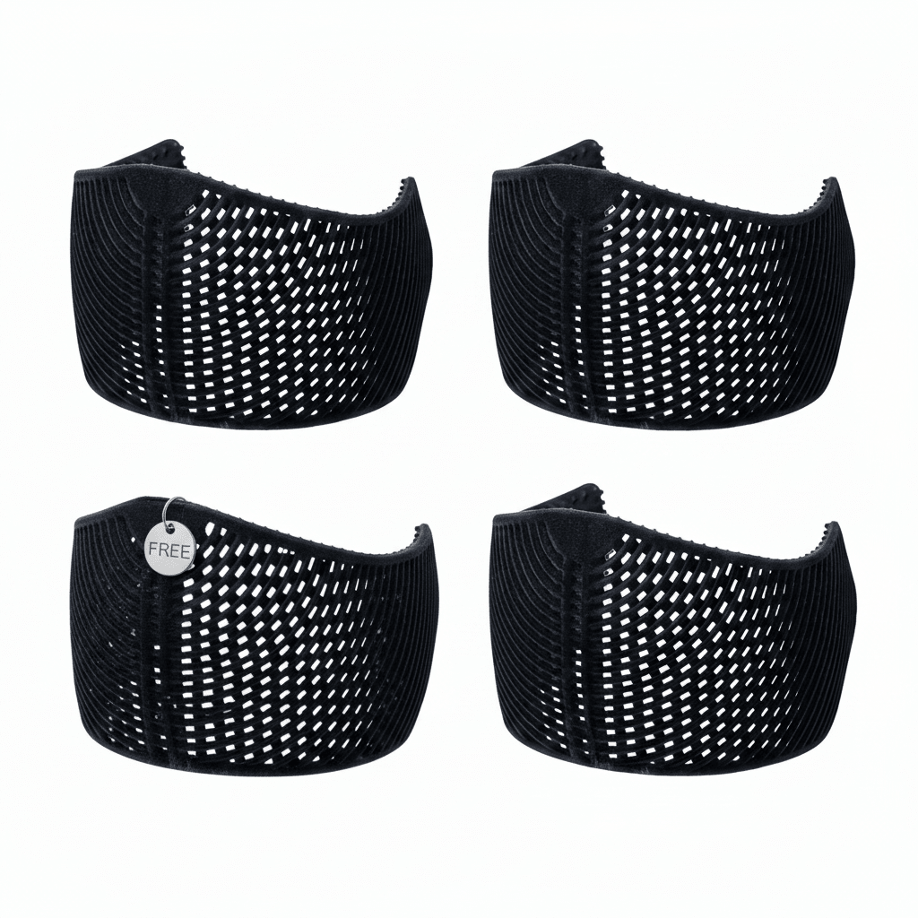 Flocked TPU Hijab Grip Headband (Breathable & Lightweight) (MAC303)