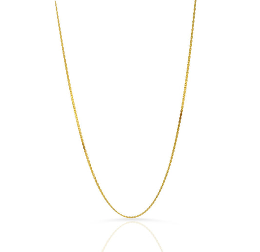 FAYE DAINTY THIN GOLD CHAIN NECKLACE