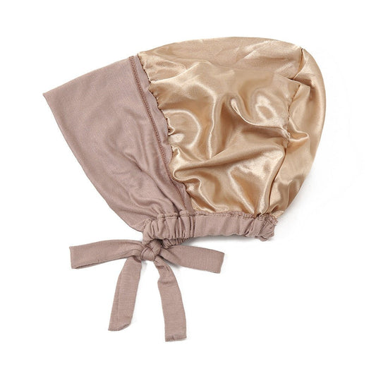 Lightweight Double Layered Satin-lined Undercap for Hijab - Comfortable and Breathable (MH023)