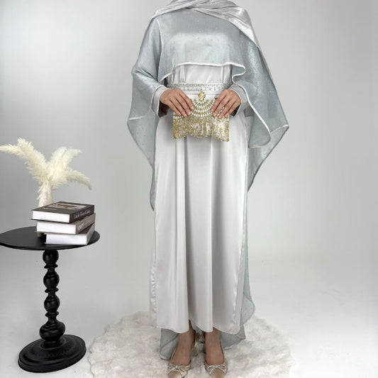 Luminous Modest Robe Collection | Elegant Cloak Suit Dresses (MA252)