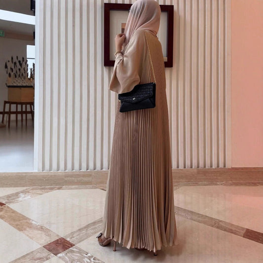Luxury Pleated Open Abaya Collection (MOA199)
