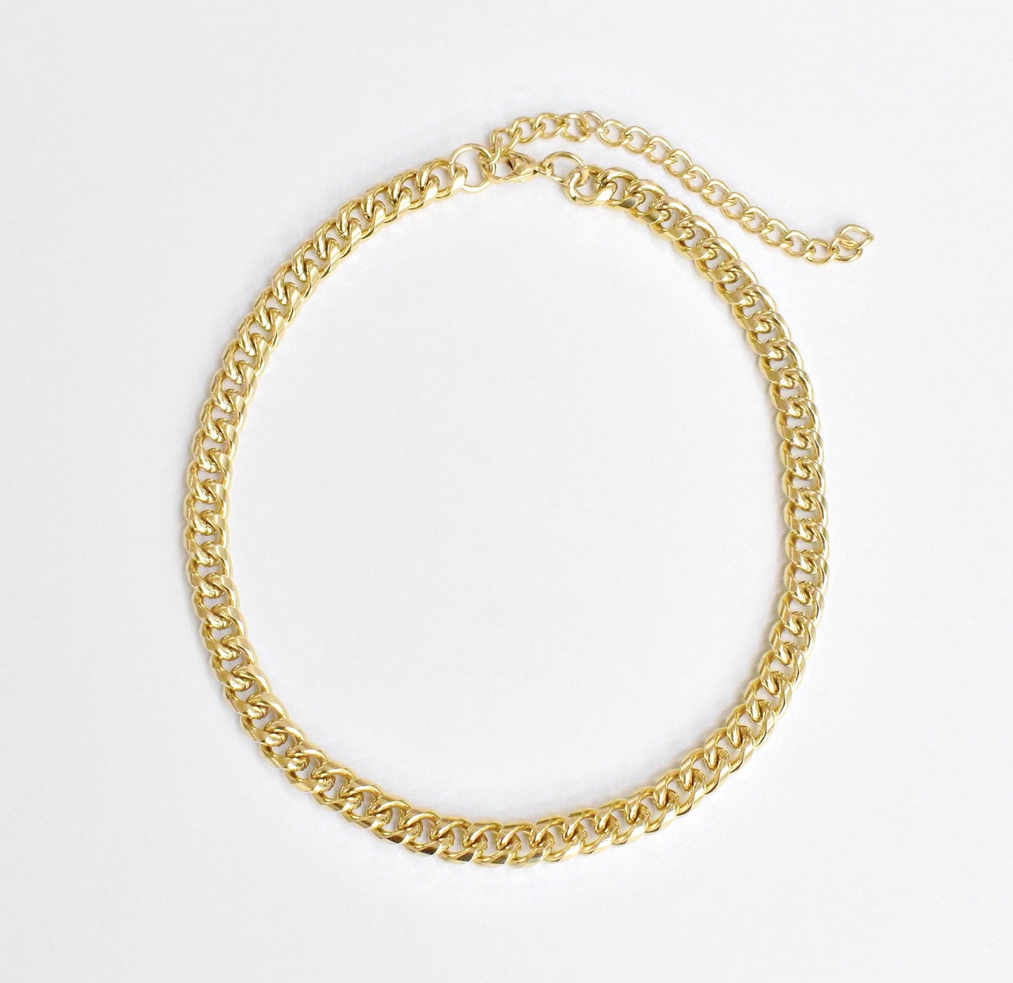 MASON GOLD CUBAN CHAIN NECKLACE