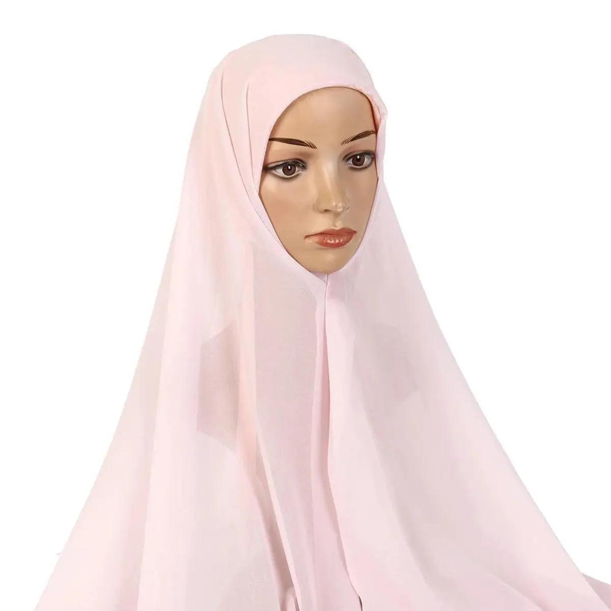 Chiffon Instant Hijab with Modal Undercap (MH004)