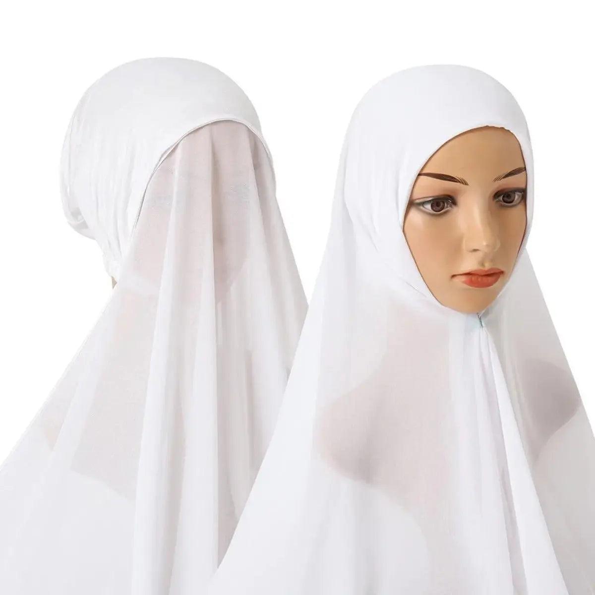 Chiffon Instant Hijab with Modal Undercap (MH004)