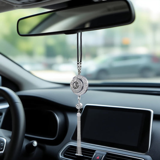 Islamic Hanging Car Accessory Made From Alloy | Quranic Ayat Car Hanging Ornament（MAC238）