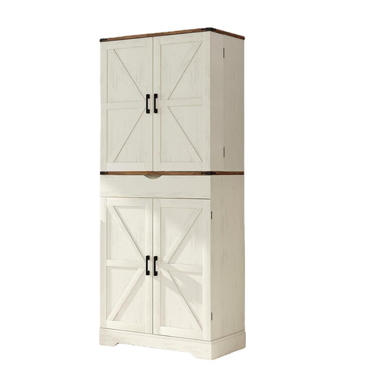72'' Tall Kitchen Storage Pantry Cabinet - Yanosaku